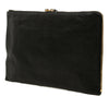 Balenciaga Medium Goatskin Motocross Classic Metallic Edge Clutch Secondhand