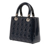 Secondhand Dior Medium Patent Cannage Lady Dior