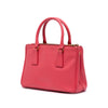 Prada Mini Saffiano Lux Galleria Double Zip Satchel Secondhand