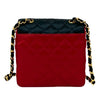 Chanel CC Bicolor Quilted Satin Crossbody Secondhand