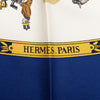 Hermès La Promenade de Longchamps Silk Scarf 90 Secondhand
