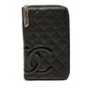 Chanel Quilted Lambskin Cambon Ligne Zippy Organizer Wallet Secondhand