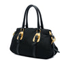 Prada Soft Calf Trimmed Tessuto Satchel Secondhand