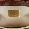 Fendi Sarah Coleman Zucca Embroidered Canvas Fish Eye Vertigo Baguette Satchel Secondhand