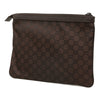 Gucci GG Nylon Top Zip Clutch Secondhand