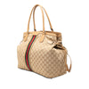 Gucci GG Canvas Web Tassel Tote Secondhand