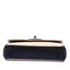 Chanel CC Stitched Suede and Calfskin Single Flap Secondhand
