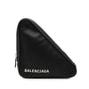 Balenciaga Medium Leather Triangle Clutch Secondhand