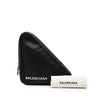Balenciaga Medium Leather Triangle Clutch Secondhand