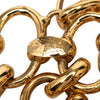 Chanel CC Gold Plated Medallion Wide Link Bracelet Secondhand