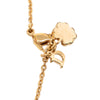 Dior Gold Plated Stass and Faux Pear Teardrop Pendant Necklace Secondhand