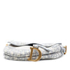 Dior Oblique Embroidered Canvas Saddle Bag Secondhand