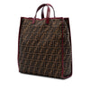 Fendi Zucca Canvas Selleria Horse Shopping Tote Secondhand