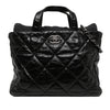 Chanel Quilted Glazed Calfskin and Tweed Portobello Tote Secondhand