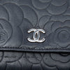 Chanel CC Embossed Lambskin Camellia Wallet On Chain Secondhand