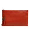 Gucci Calfskin Bamboo Tassel Clutch Secondhand