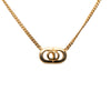 Dior Gold Plated CD Logo Pendant Necklace Secondhand