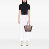 Gucci GG Canvas and Calfskin Bree Tote Secondhand