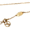 Louis Vuitton Gold Plated LV Fall In Love Pendant Necklace Secondhand