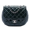 Chanel Medium Quilted Patent Bubble CC Flap Secondhand