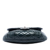 Chanel Medium Quilted Patent Bubble CC Flap Secondhand