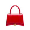 Balenciaga Medium Shiny Box Calfskin Hourglass Top Handle Bag Secondhand