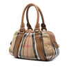 Burberry House Check Canvas Ashbury Knight Handbag Secondhand