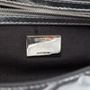 Fendi Medium Metallic Leather Embossed FF Baguette Satchel Secondhand