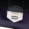 Prada Bicolor Box Calf Turnlock Satchel Secondhand