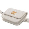 Chanel Quilted Lamsbskin Punk Essentials Chain Flap Belt Bag Secondhand