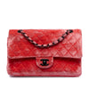 Secondhand Chanel Medium Classic Velvet Double Flap