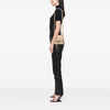 Fendi Mini Scalloped Leather and Studded Floral Kan I Crossbody Secondhand