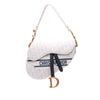 Secondhand Dior Perforated Oblique Embossed Calfskin Saddle Bag