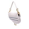Secondhand Dior Perforated Oblique Embossed Calfskin Saddle Bag