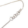 Chanel CC Brass and Enamel Crystal Pendant Necklace Secondhand