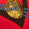 Hermès Parmi Les Fleurs Je Compte Les Heures Pleated Silk Scarf Secondhand