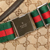 Gucci GG Canvas Web Double Pocket Belt Bag Secondhand