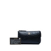 Chanel CC Embossed Lambskin Camellia Pouch Secondhand