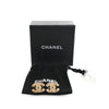 Chanel CC Gold Plated Push Back Earrings Secondhand