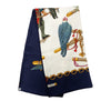 Hermès Les Oiseaux du Roy Silk Scarf 90 Secondhand