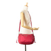 Prada Saffiano Trimmed Tessuto Zip Top Crossbody Secondhand