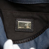 Fendi Zucca Trimmed Denim Buckle Flap Secondhand