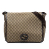Gucci Large GG Supreme Interlocking G Messenger Bag Secondhand
