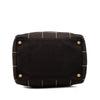 Chanel CC Chocolate Bar Canvas Wild Stitch Boston Bag Secondhand
