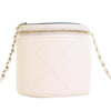 Secondhand Chanel CC Lambskin Round Vanity Case