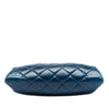 Chanel Quilted Glazed Calfskin Coco Pleats Chain Clutch Secondhand