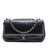 Chanel Small Crinkled Patent Frame Single Flap Secondhand