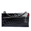 Chanel Quilted Patent Geometric Kaleidoscope Shoulder Bag Secondhand