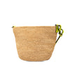 LOEWE Raffia and Calfskin Slit Pochette Crossbody Secondhand