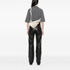 Prada Vitello Daino Logo Embossed Sling Bag Secondhand